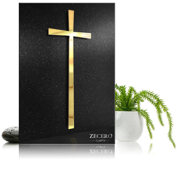krzyże 1802 złote stal nierdzewna Zecero