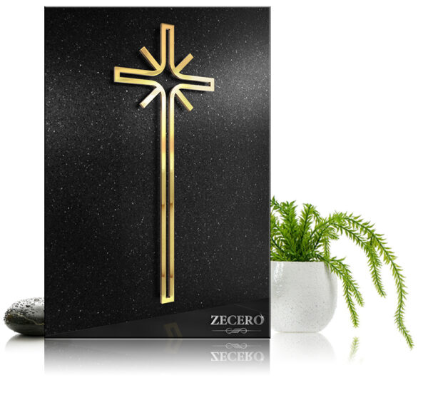 krzyże 1810 złote stal nierdzewna Zecero