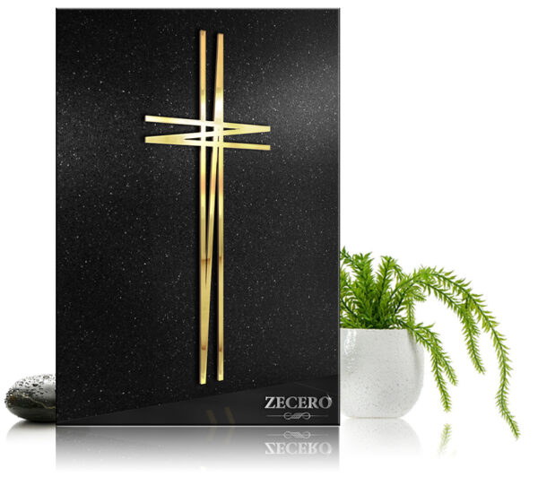 krzyże 1819 złote stal nierdzewna Zecero